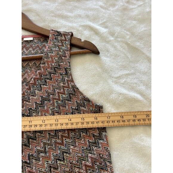 Anthropologie Maeve Womens Dress Extra Small Oversized Chevron Knit Flowy Fall - Picture 9 of 11